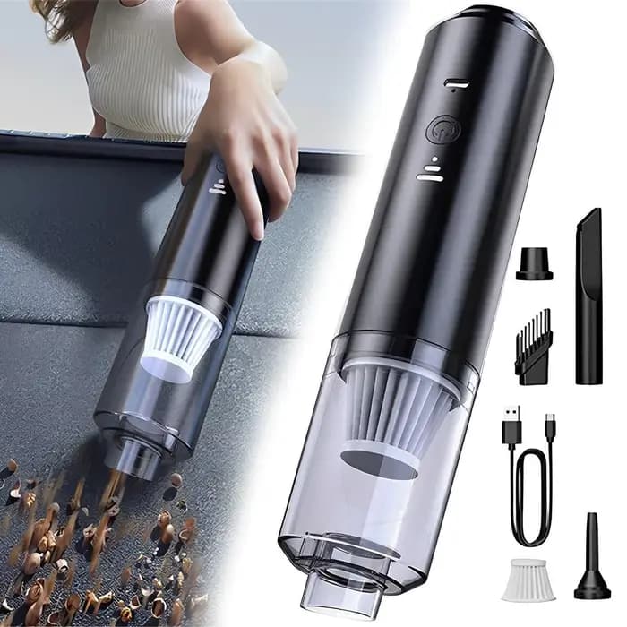 Aspirateur de poussière portable pour voiture, aspirateur électrique sans fil à forte aspiration, nettoyeur de vitres électrique intelligent pour la maison