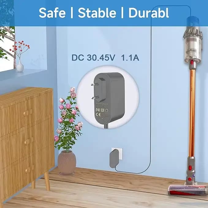 Chargeur 30.45V pour aspirateur sans fil Dyson V10 V11 V12 V15 SV12 SV14 SV15 SV16 SV20 SV22