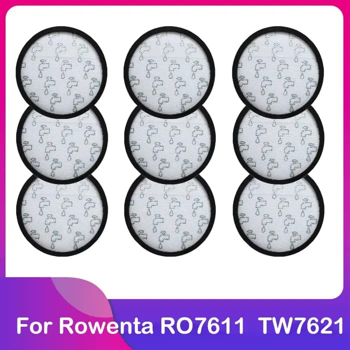 Compatible avec Rowenta Silence Force Cyclonic 4A série RO7611 RO7634 RO4825EA TW7621 TW7647 ZR903701 : pré-filtre HEPA