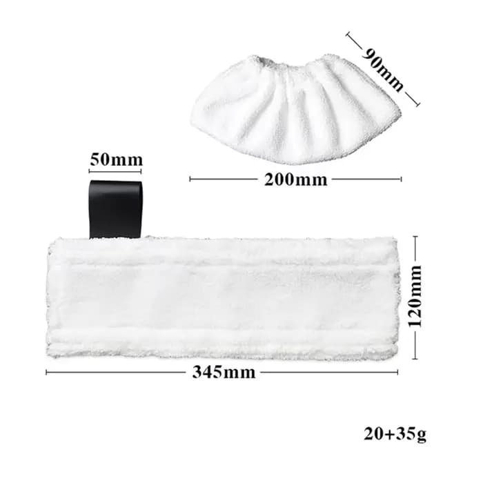 Tampon de nettoyage en tissu pour vadrouille à vapeur