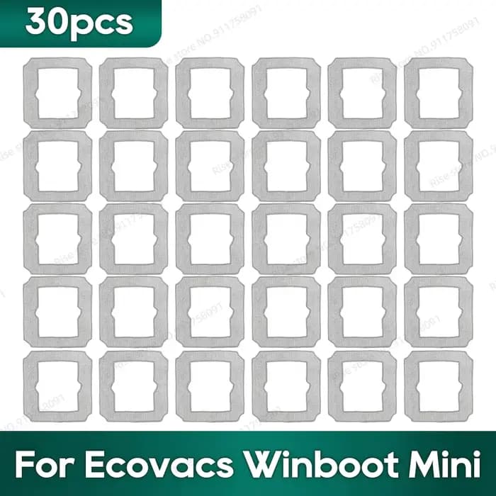 Compatible avec les accessoires en tissu de nettoyage de vitres (Ecovacs Winboot Mini)