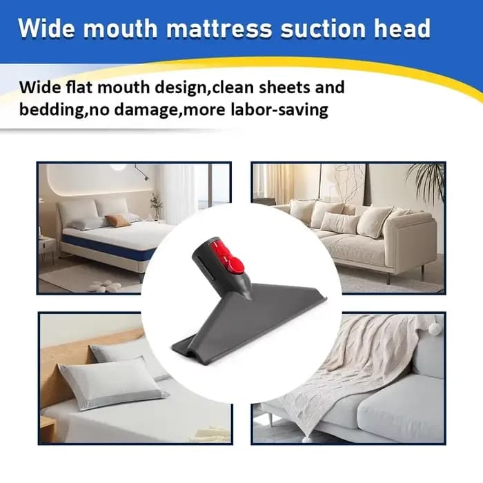 Tête d'aspiration, pièce de matelas à large bouche pour aspirateur Dyson V7 V8 V10 V11 V12 V15