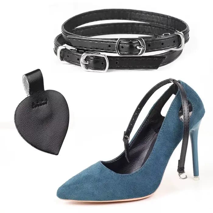 1 paire d'accessoires de chaussures, lacets de maintien de la cheville, ceinture ample antidérapante, ceinture de chaussure réglable, bande de talons