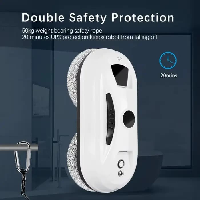 Robot de nettoyage de vitres intelligent pour la maison avec télécommande