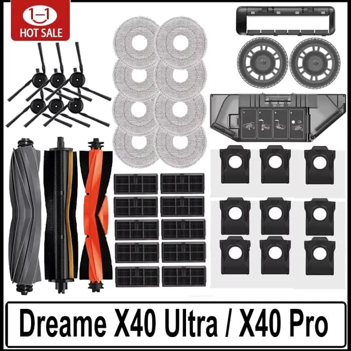 Dreame – pièces de rechange pour aspirateur Robot X40 Ultra / X40 Pro / L40