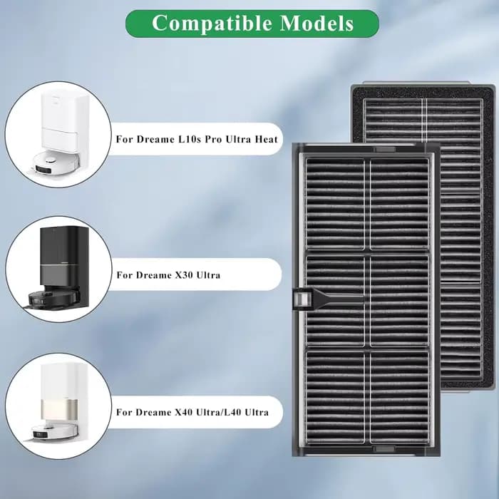 Filtres HEPA d'origine pour aspirateur robot Dreame X40 Ultra/L10s Pro Ultra Heat/X30