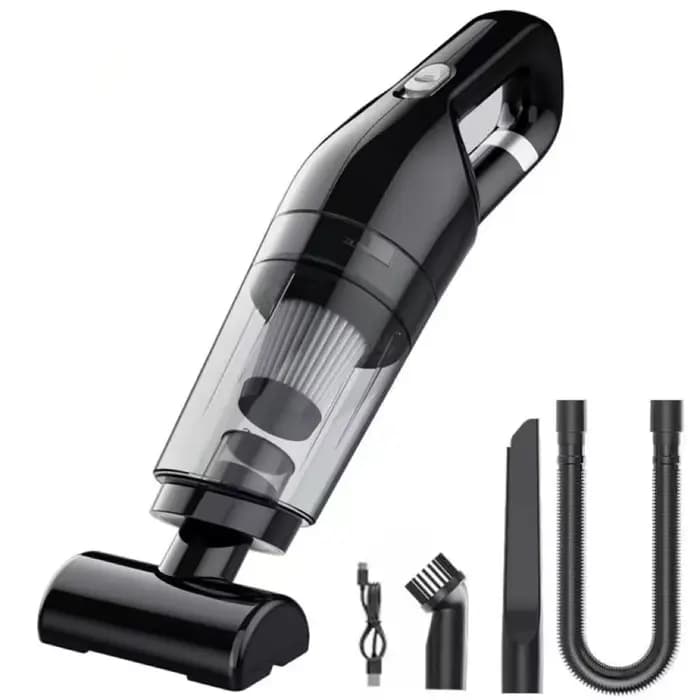 Aspirateur à main sans fil, Rechargeable, pour voiture, maison, double usage, collecteur de poussière, poils d'animaux, 10000PA
