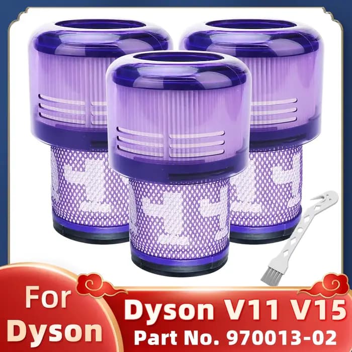 Compatible avec Dyson V11 Torque/ Drive V11 Animal/ V15 Detect /V11 Complete Pro/ V11 Fluffy V/ V11 Absolute Filtre Pièces pour Aspirateur