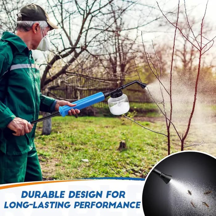 Pulvérisateur portable de poudre d'argile diatomée pour plantes, design ergonomique, pollinateur d'arbres fruitiers, jardinage