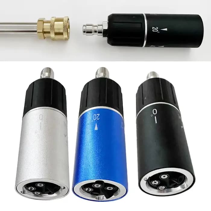 Buse de lavage à pression réglable 5 en 1: nettoyage polyvalent pour chaque tâche