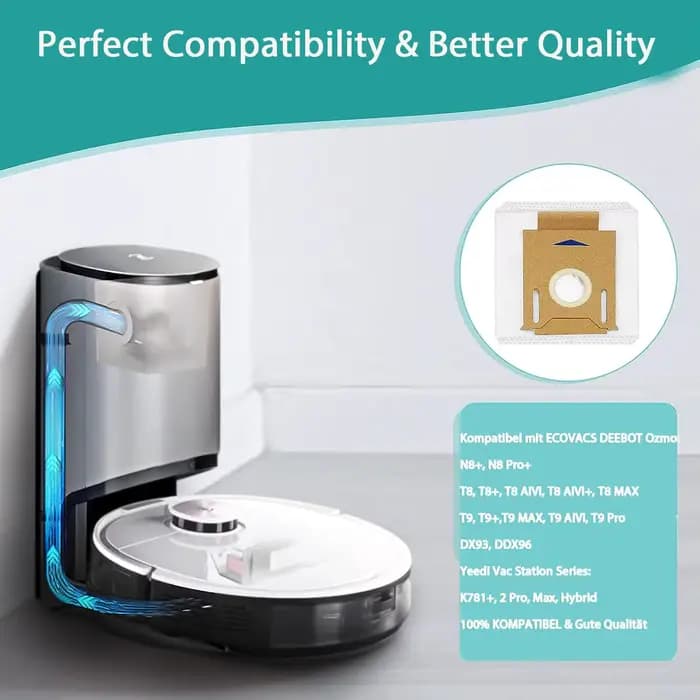 Sacs à poussière pour Ecovacs Deebot OZMO T9/T9+/T9 Plus