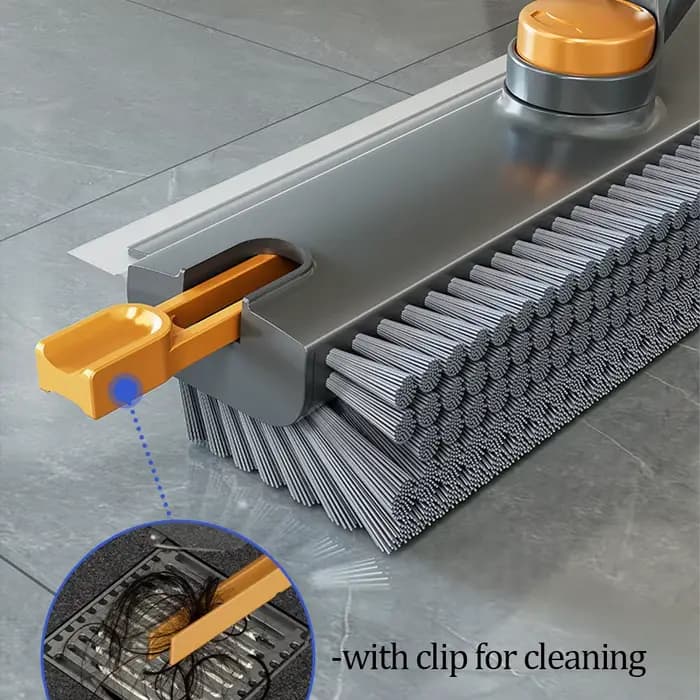 Brosse de nettoyage avec manche long de 52 pouces
