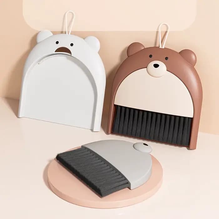 1 pièce de Mini balai de bureau avec ensemble de pelle à poussière