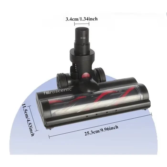 Tête de brosse électrique pour aspirateur Proscenic P11 P10 - Grande
