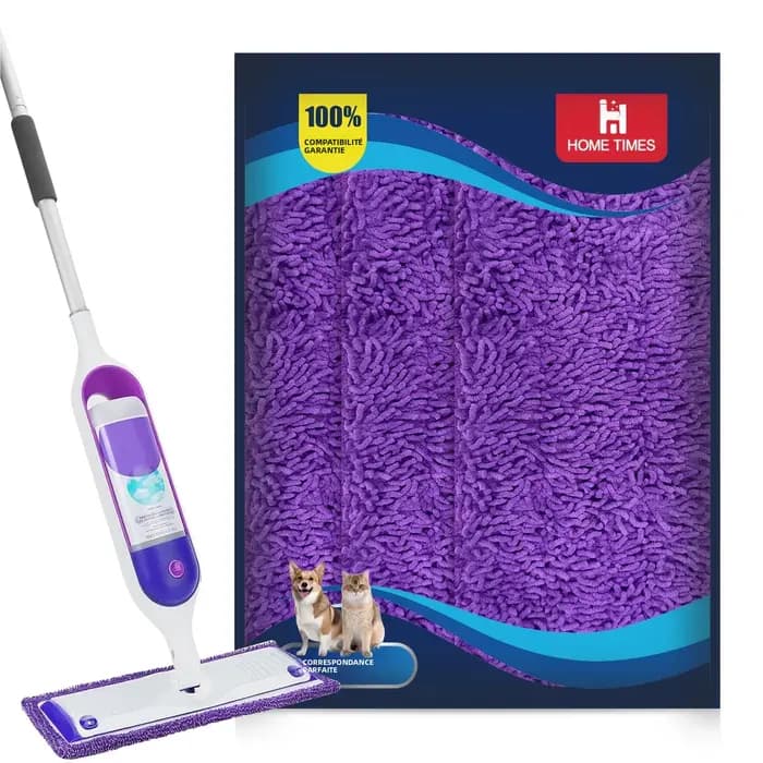 Tampons de vadrouille réutilisables en microfibre pour Swiffer PowerMop