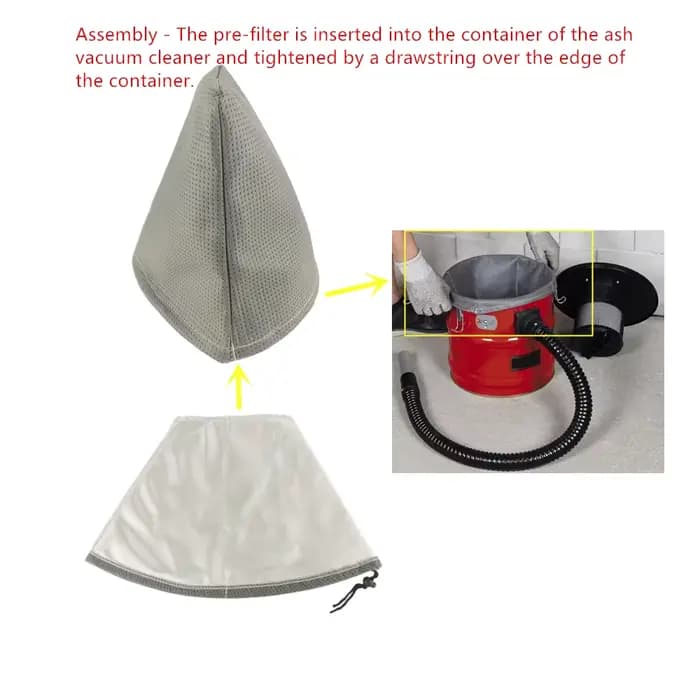 1 PACK Pré-filtre réutilisable compatible avec les aspirateurs Einhell agaçants (accessoires d'aspirateur