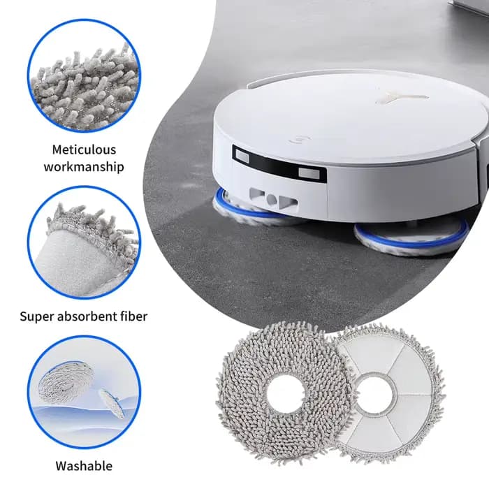 Tampon de vadrouille pour aspirateur Robot ECOVACS Deebot X1 Omni X2