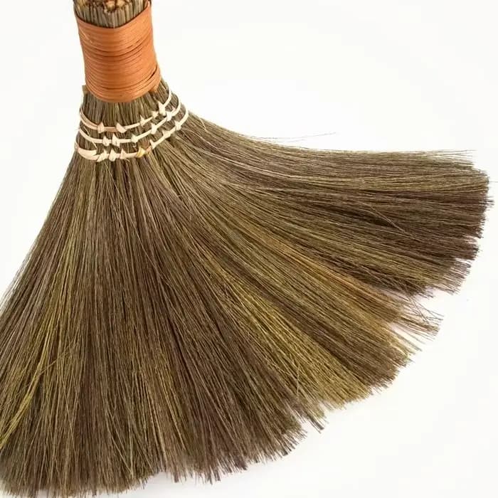 Balai de balayage de plancher en bois naturel