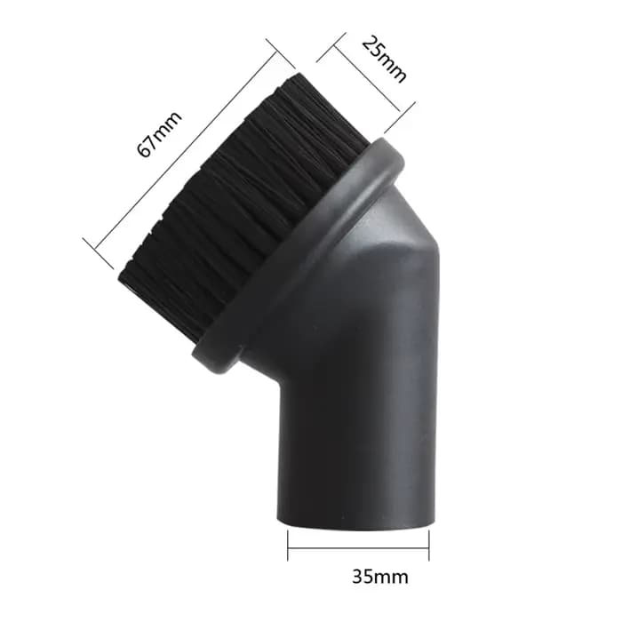 Brosse ronde universelle pour tuyaux d'aspiration