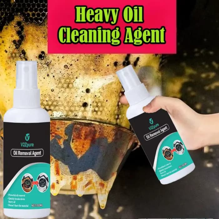 Nettoyant pour huile de cuisine, puissant, dissolvant et éliminant les taches d'huile tenaces, dégraissant, ustensiles de cuisine, spray de nettoyage multi-usages