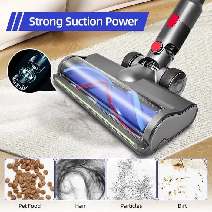 Brosse électrique LED pour aspirateurs Dyson V7/V8/V10/V11/V15