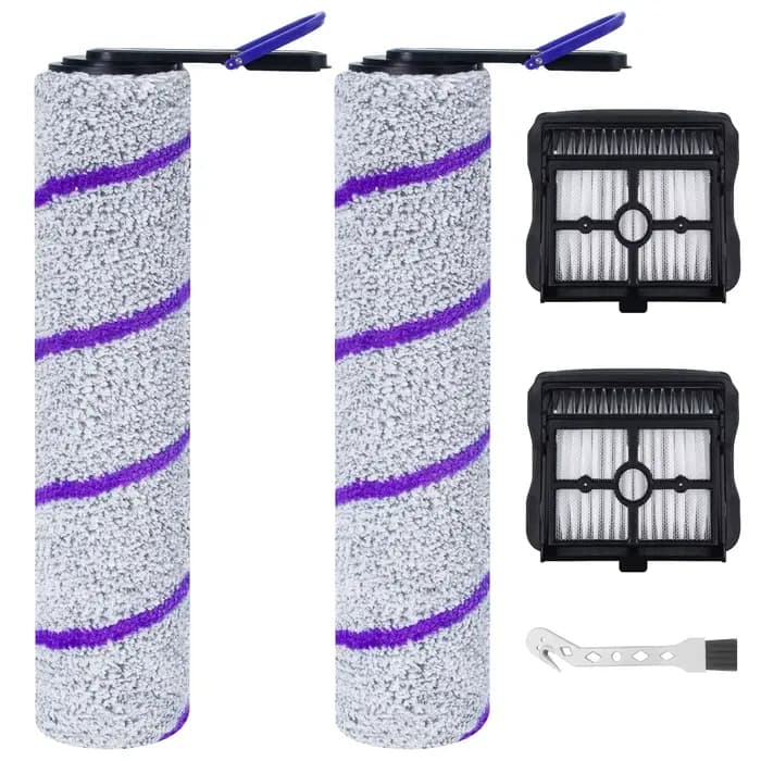Brosse rotative et filtre HEPA compatibles avec les aspirateurs sans fil Rowenta X-Clean 10 et NARWAL S20 Pro - Pièces de rechange