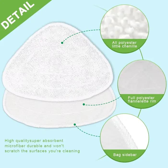 Tampons de rechange en microfibre pour vadrouille
