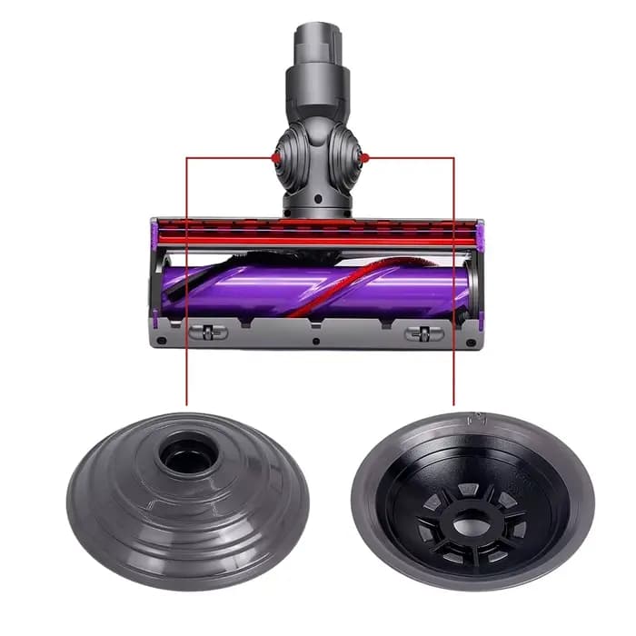 Roue V-Ball pour aspirateur sans fil Dyson V6 V7 V8 V10 V11 V12 20W 35W 50W, roues de remplacement pour tête de nettoyage à entraînement direct, pièce d'outil