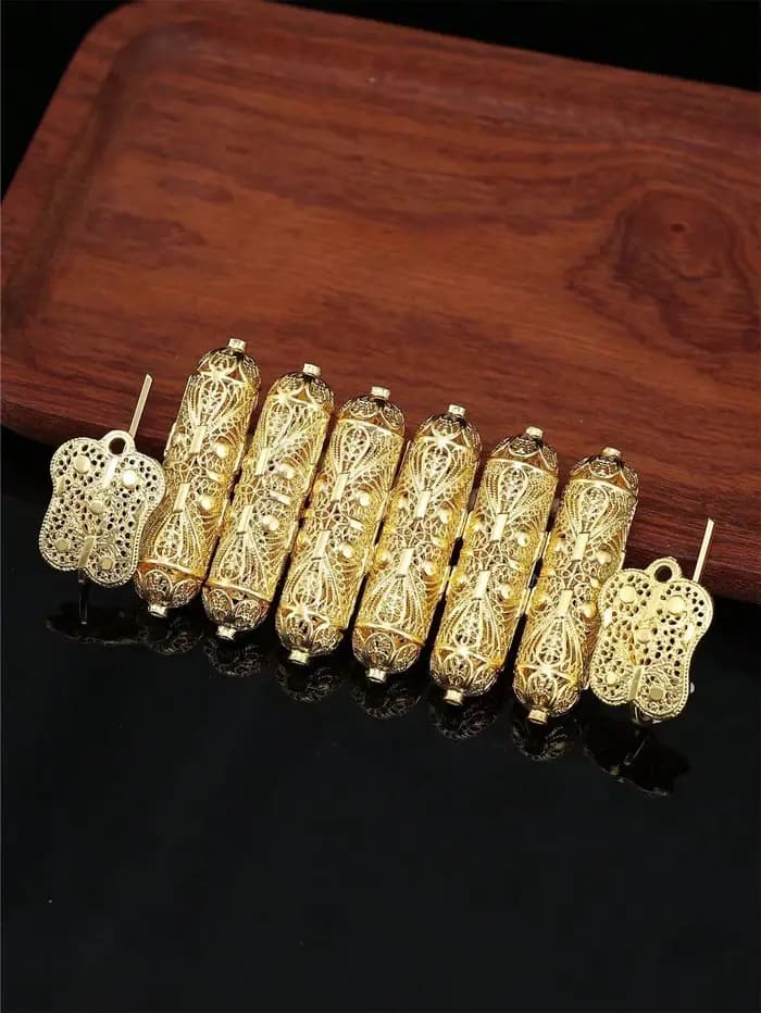 Accessoires de bijoux DIY assemblés avec un matériau en alliage en or vintage