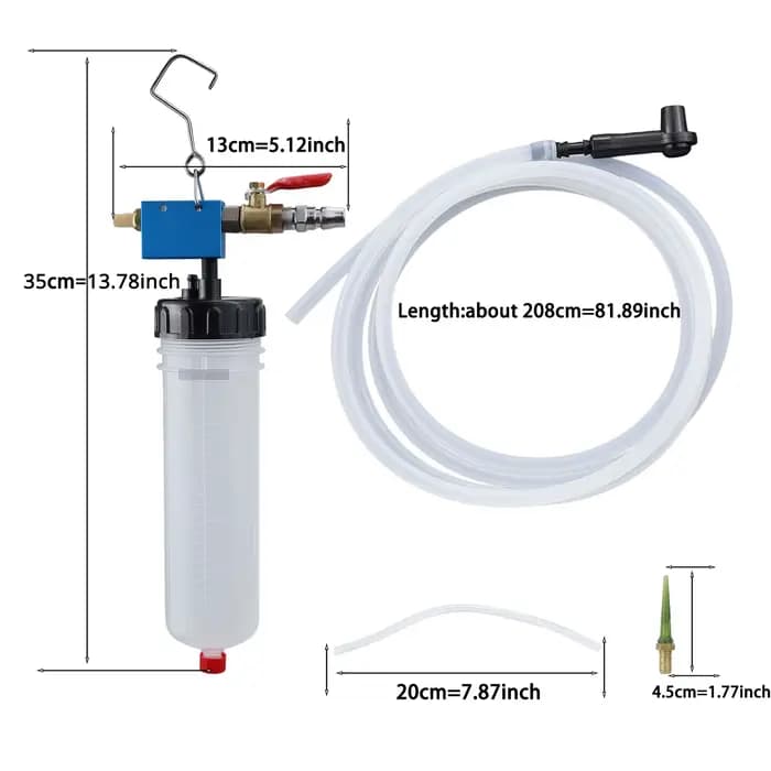 Extracteur de liquide de frein automatique, outil de purge et de vidange du liquide de frein et d'embrayage, équipement de purge et de vidange du liquide de frein et d'embrayage