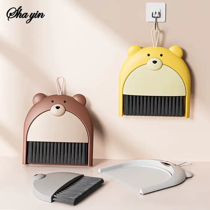 1 pièce de Mini balai de bureau avec ensemble de pelle à poussière