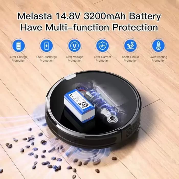 Batterie au Lithium 14.4V 2600mAh 3000mAh 3500mAh pour aspirateur Robot ILIFE A4 A4s V7 A6 V7s Plus
