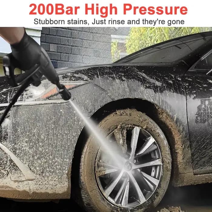 EAFC 2000W 200BAR Nettoyeur haute pression domestique
