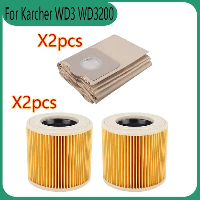 Pièces de rechange pour aspirateur Karcher WD3 Premium WD3200 WD 3300 MV3 A2004 A2054