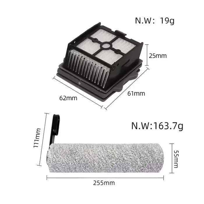Pour Tineco Floor One Switch S6/Stretch S6 /S7 Stretch Ultra humide sec aspirateur consommable rouleau brosse HEPA filtre accessoires