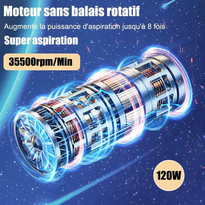 Aspirateur de voiture portable sans fil