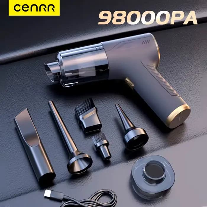 CENRR 98000PA aspirateur de voiture Portable sans fil nettoyeur puissant forte aspiration Machine de nettoyage à main pour appareil ménager
