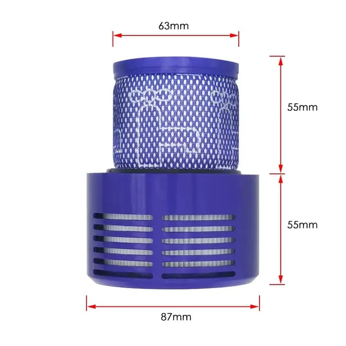 Filtre à poussière HEPA pour aspirateur à main sans fil Dyson V6 V7 V8 V10 V11 V12 SV12 SV14 SV18 Slim DC toutes séries