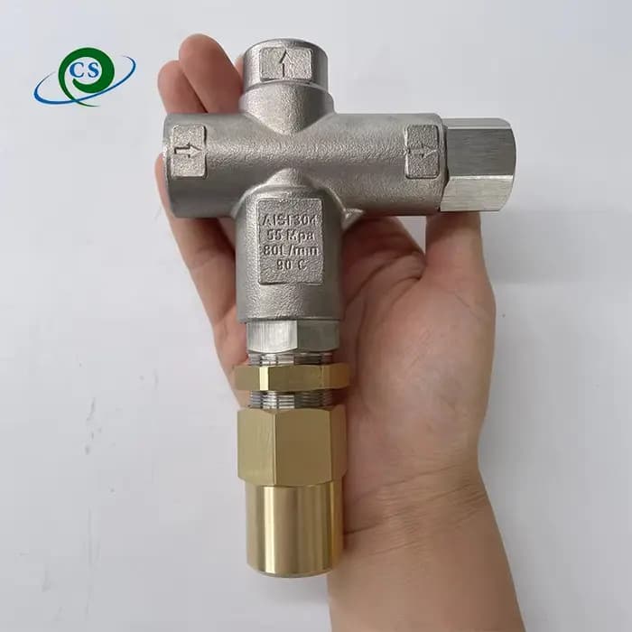 Vanne de décharge réglable pour nettoyeur haute pression 500-600 bars 80 L/min
