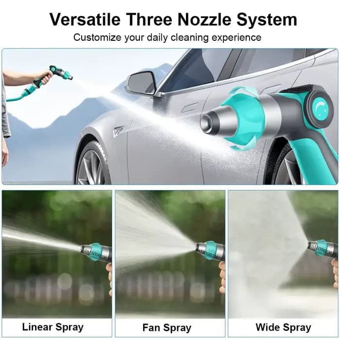 Pistolet de lavage de voiture haute pression avec tuyau télescopique de 15 à 20 mètres, nettoyeur haute pression, outil de lavage de voiture