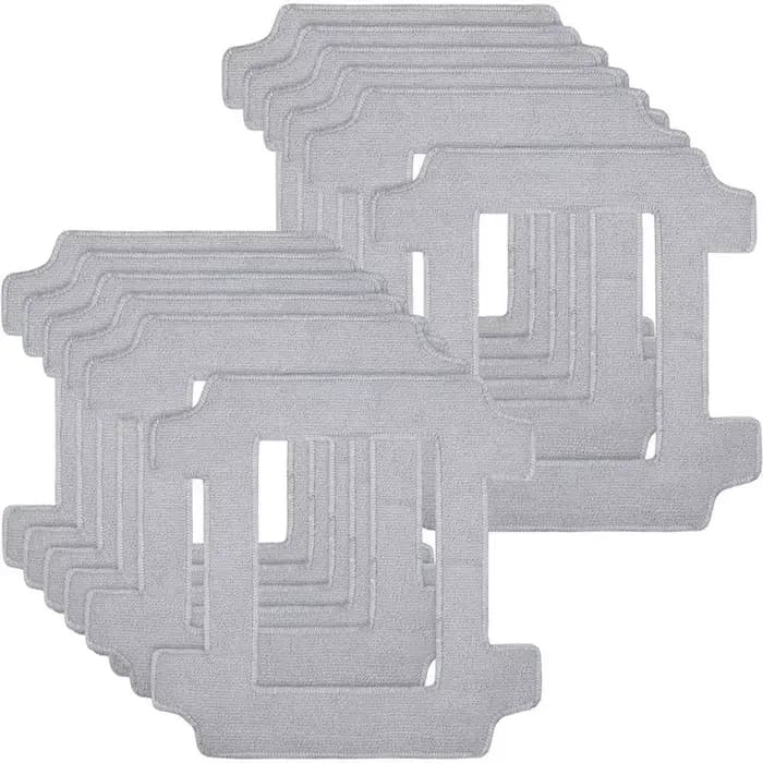 B64B-12 Pack Machine à laver chiffons de nettoyage en microfibre pour Ecovacs Winbot W2S/W2S Omni fenêtre Robot accessoires ling