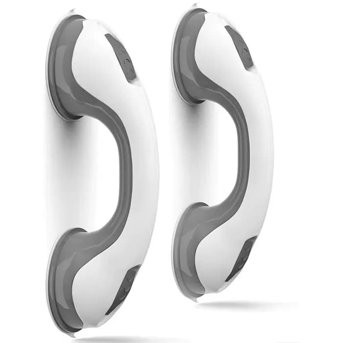 Barres d'appui pour douche (lot de 1 ou 2) – Main courante de sécurité pour salle de bain et toilettes