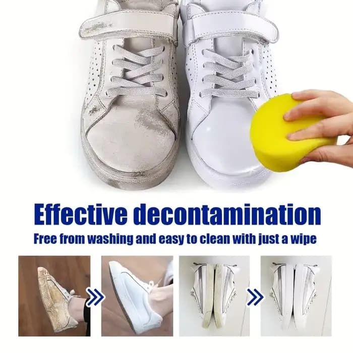 Nettoyant pour baskets tout-en-un en gel avec bicarbonate de sodium