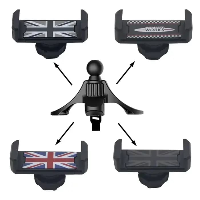 Support universel pour téléphone de voiture, pour Mini R55 R56 R57 R60 R61 R58 R59 Clubman Countryman, accessoires de montage pour téléphone