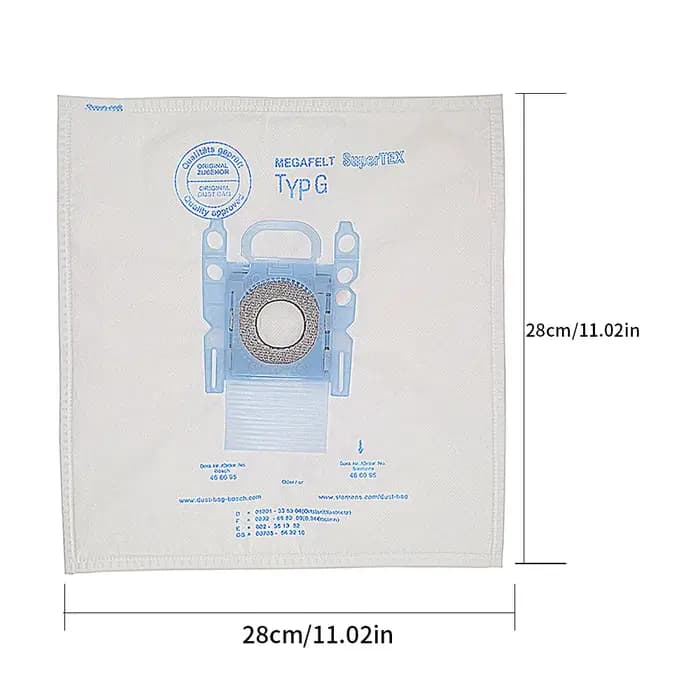 Filtre HEPA et sac à poussière BBZ156HF pour aspirateur Bosch série BGL BGN BGS BGL32235 BGL3223501 BGL32500, SIEMENS VSZ 00576833