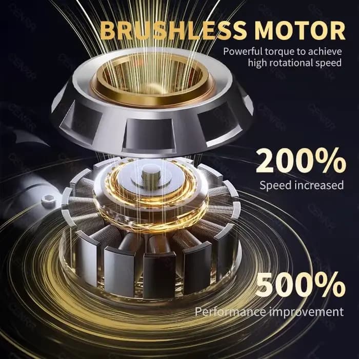 CENRR 360000PA Aspirateur Puissant Mini Sans Fil Portable pour Voiture et Maison