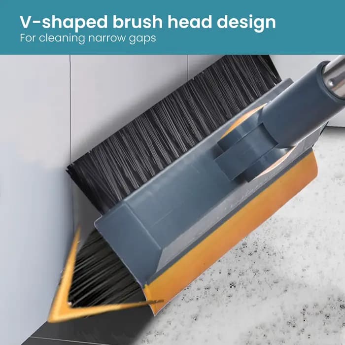 Brosse à récurer les sols 3 en 1