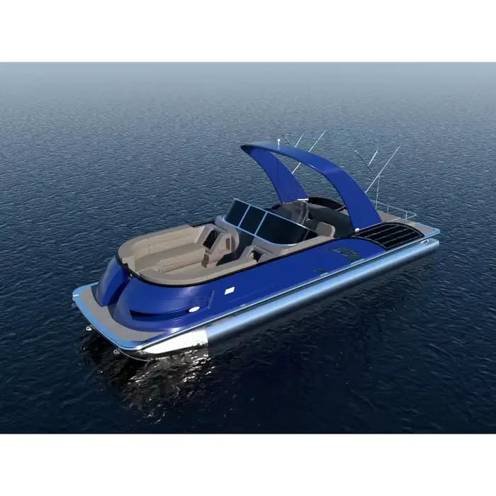 Bateau Catamaran Commercial de Luxe Personnalisé DIY à Grande Vitesse, Bateau Ponton à Vendre, Nouveau Modèle 2025