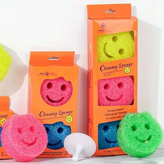 Brosses éponge magiques de cuisine 3 pièces