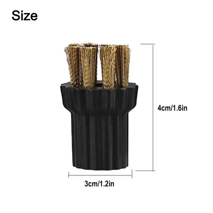 Kit de connecteurs pour nettoyeur vapeur X5 - Tête de brosse en laiton et nylon